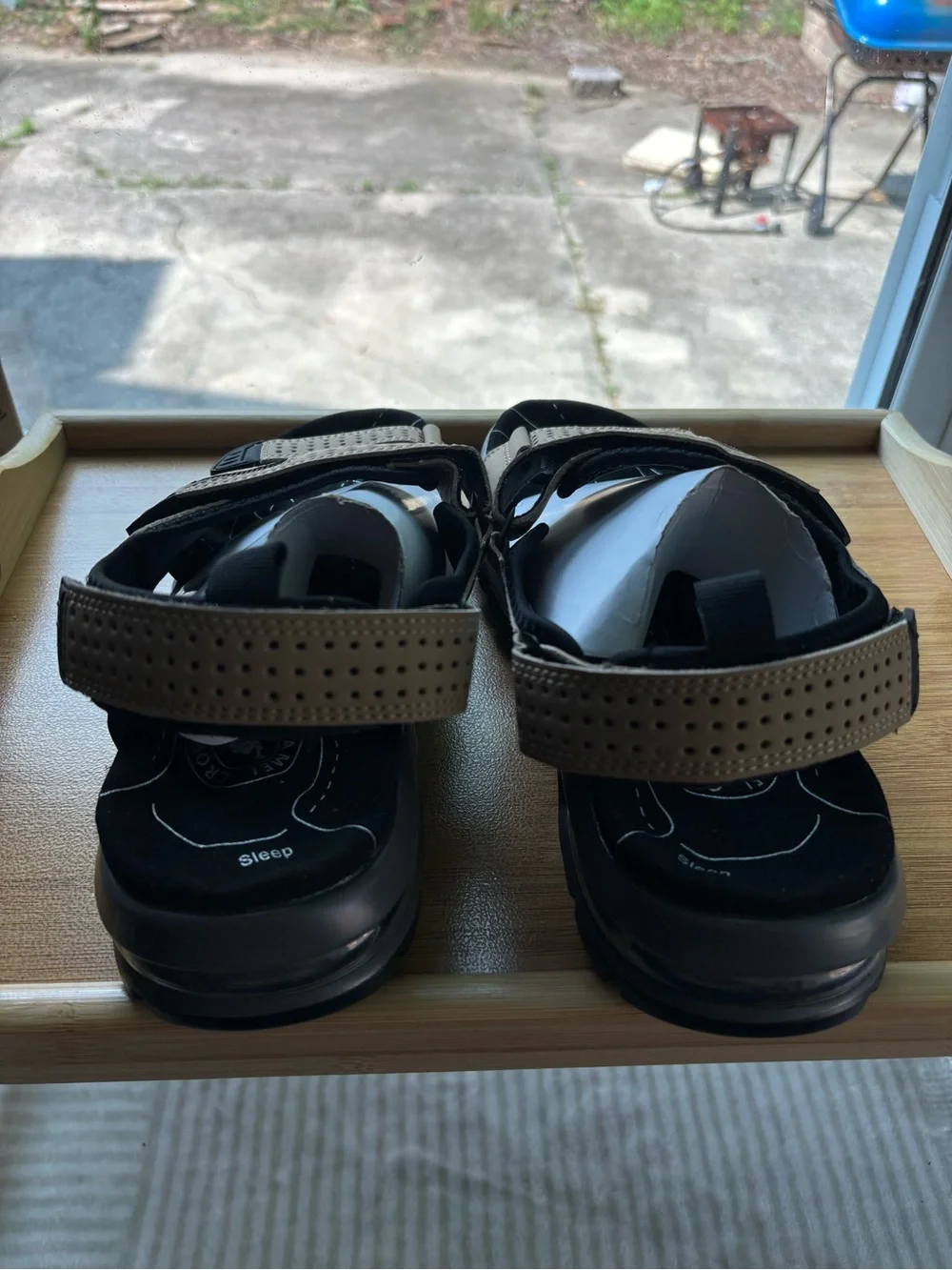 Women’s Beige Adjustable Strap Sandals - Casual Comfort